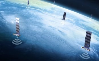 Satelliti Starlink in orbita