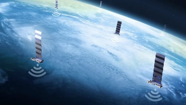 Satelliti Starlink in orbita