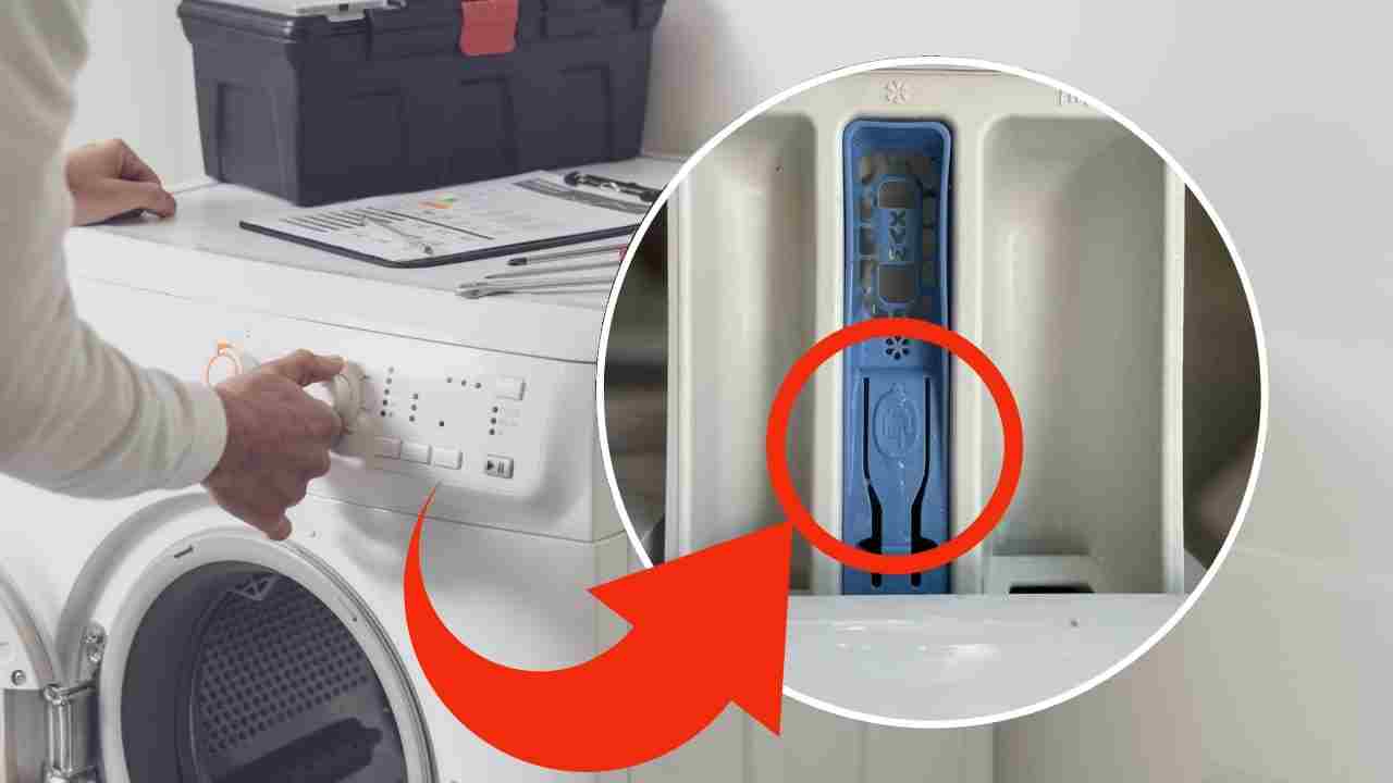 Manutenzione la lavatrice pulsante segreto