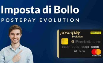 Volantino Poste Italiane sulla nuova imposta di bollo sulle Postepay