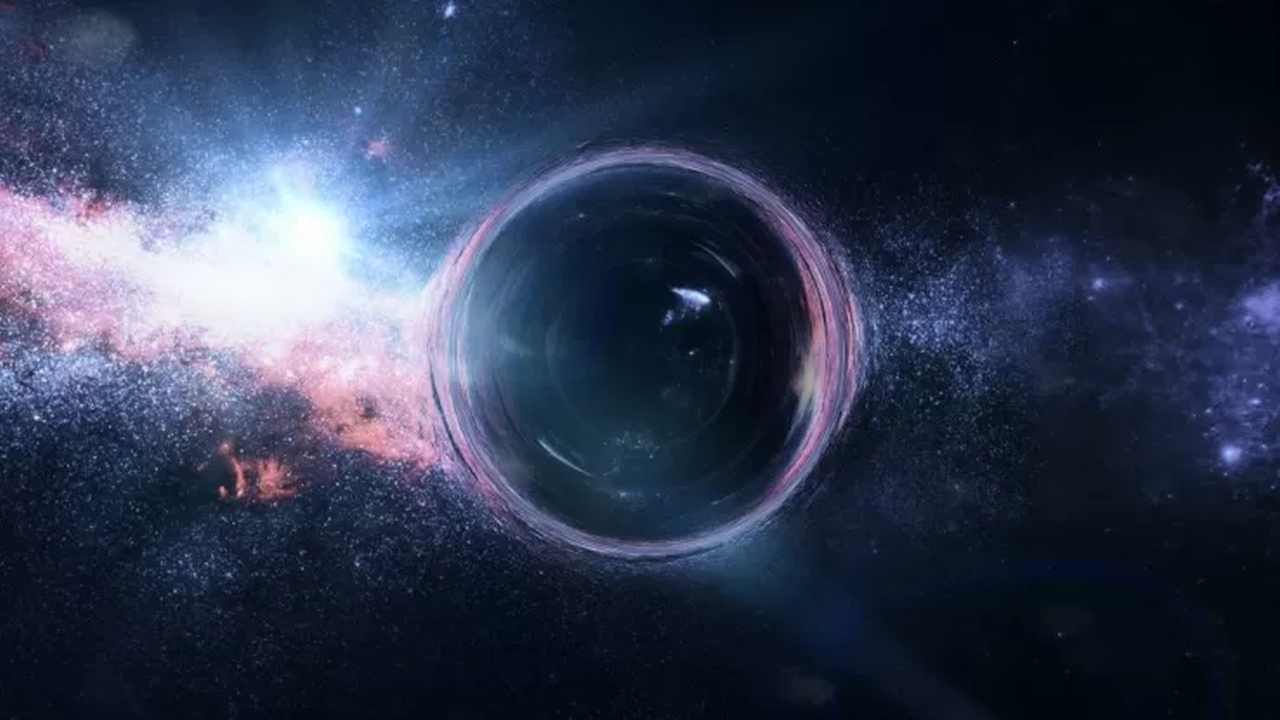 immagine di un wormhole nello spazio 