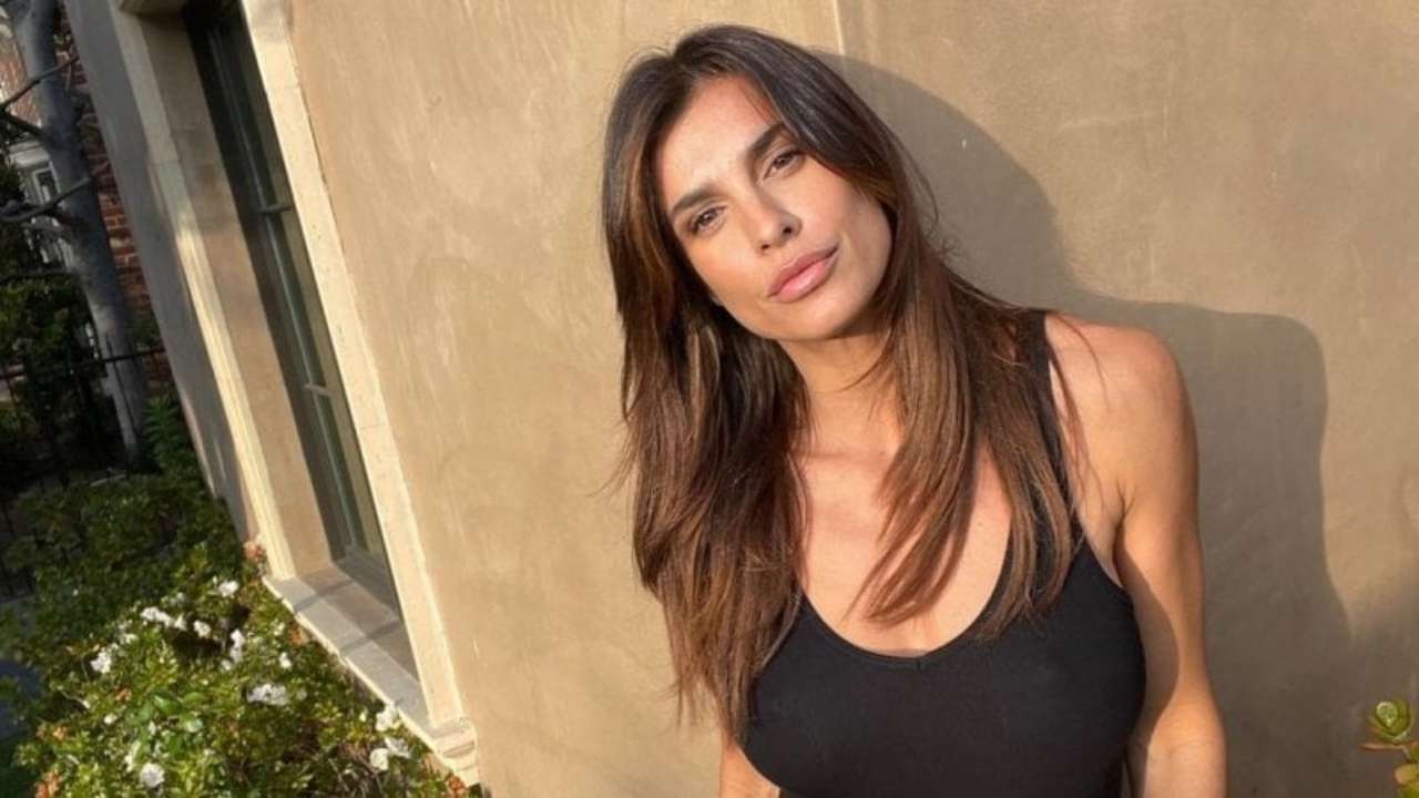 Elisabetta Canalis e il post in intimo sui social