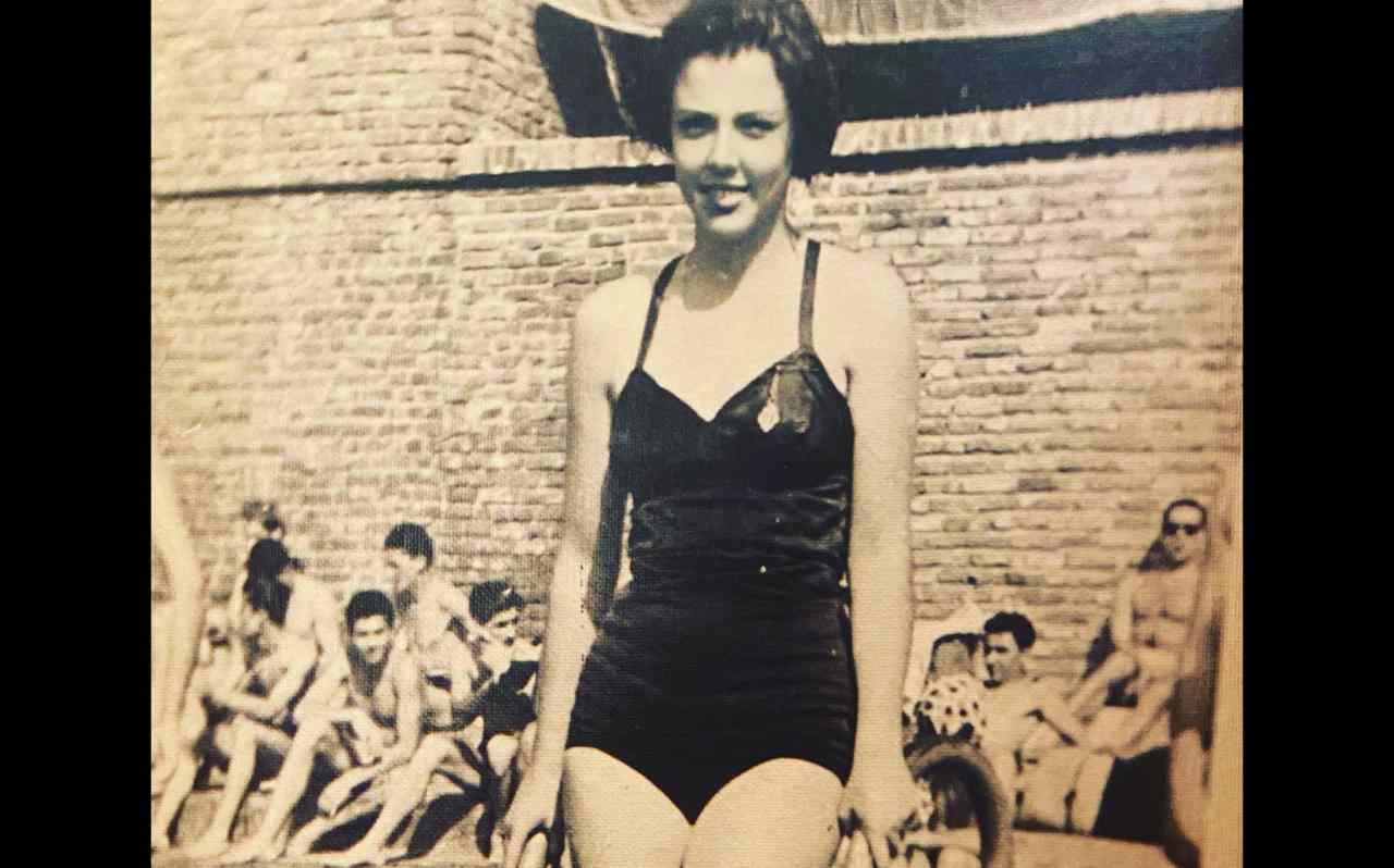 Alba Parietti e la foto della mamma