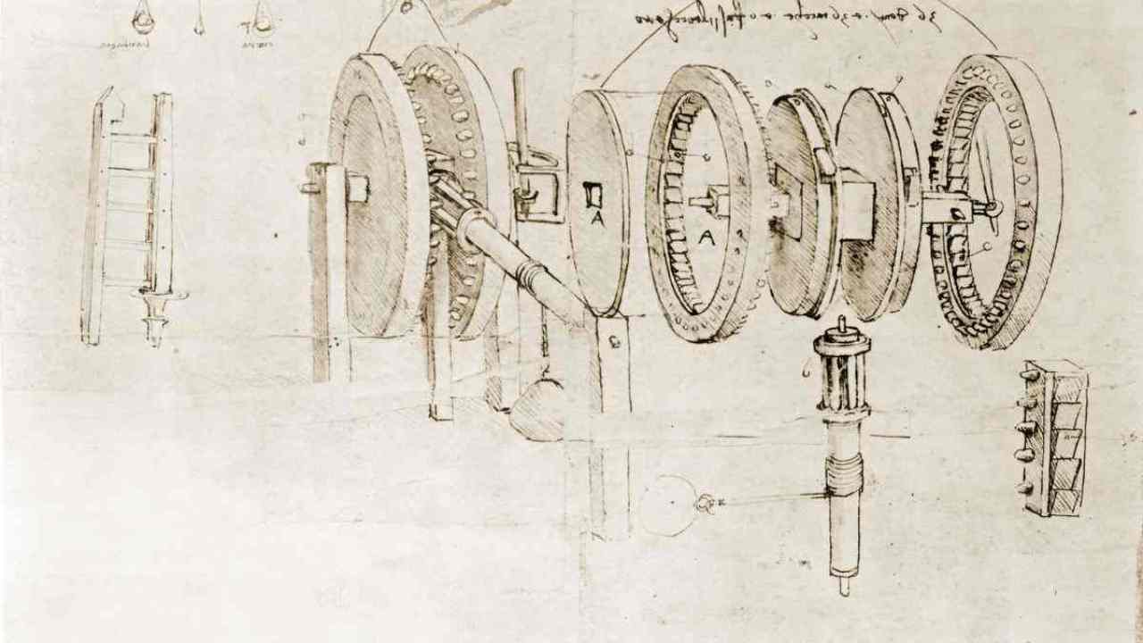 Una pagina dei taccuini di Leonardo Da Vinci - Passionetecnologica.it (1)